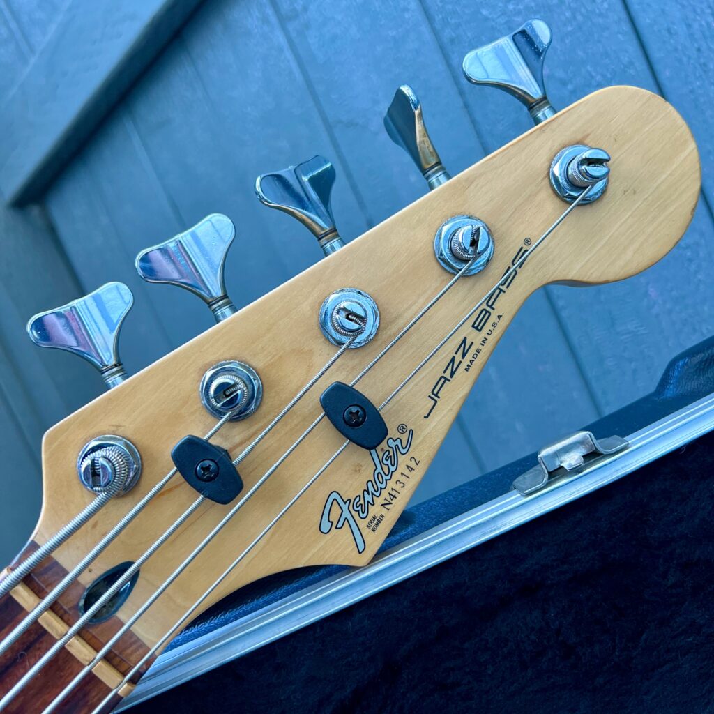 1994 Fender Jazz Bass Plus V 3Tone Sunburst (Lace Sensor, Kubicki