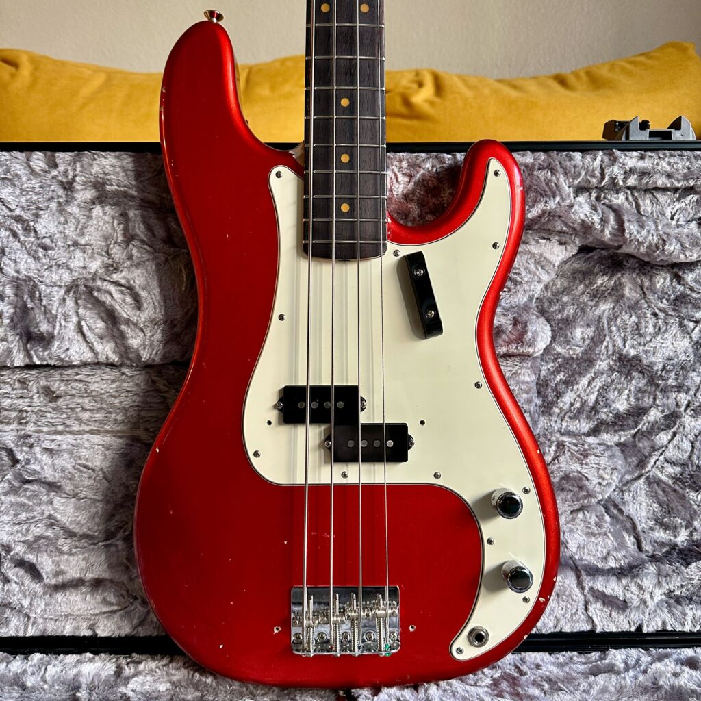 Fender American Original ’60s & MJT Precision Bass Candy Apple Red – By ...