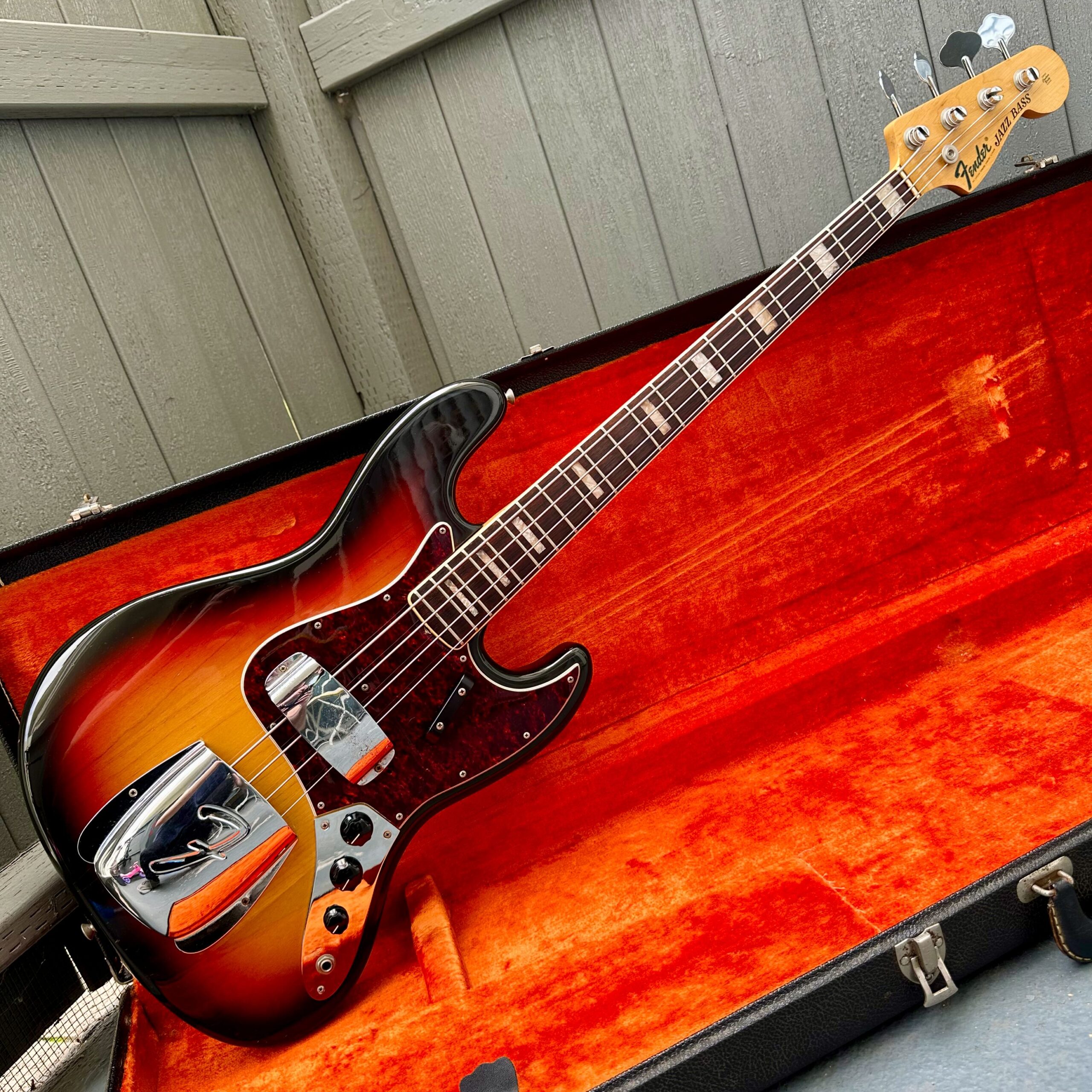 1968 Fender Jazz Bass 3-Tone Sunburst All Original – I Want That
