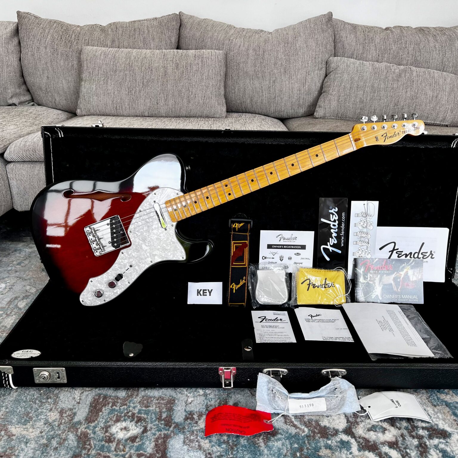 Fender American Vintage ’69 Telecaster Thinline Reissue 2-Color ...