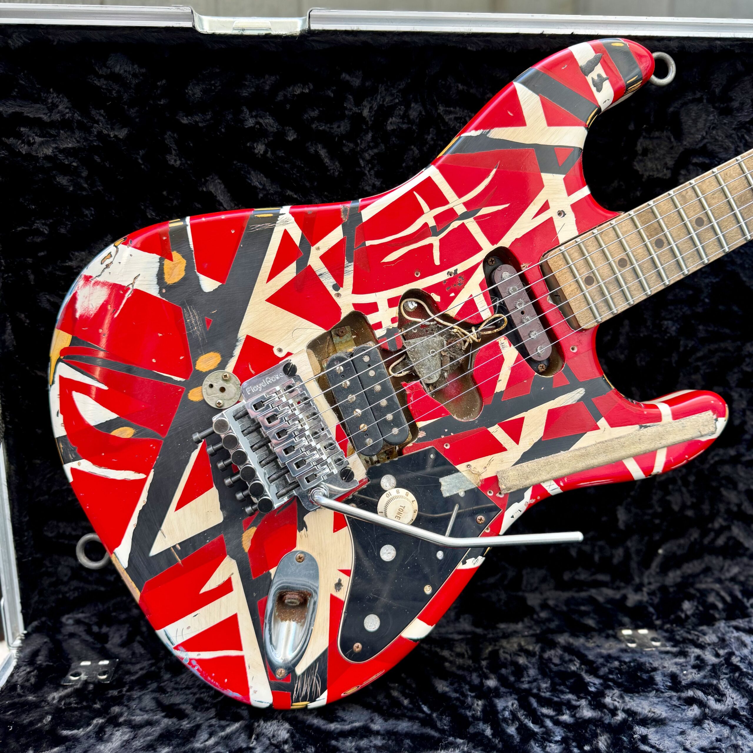 Music Legends Collection - Portachiavi chitarra Van Halen Metallo