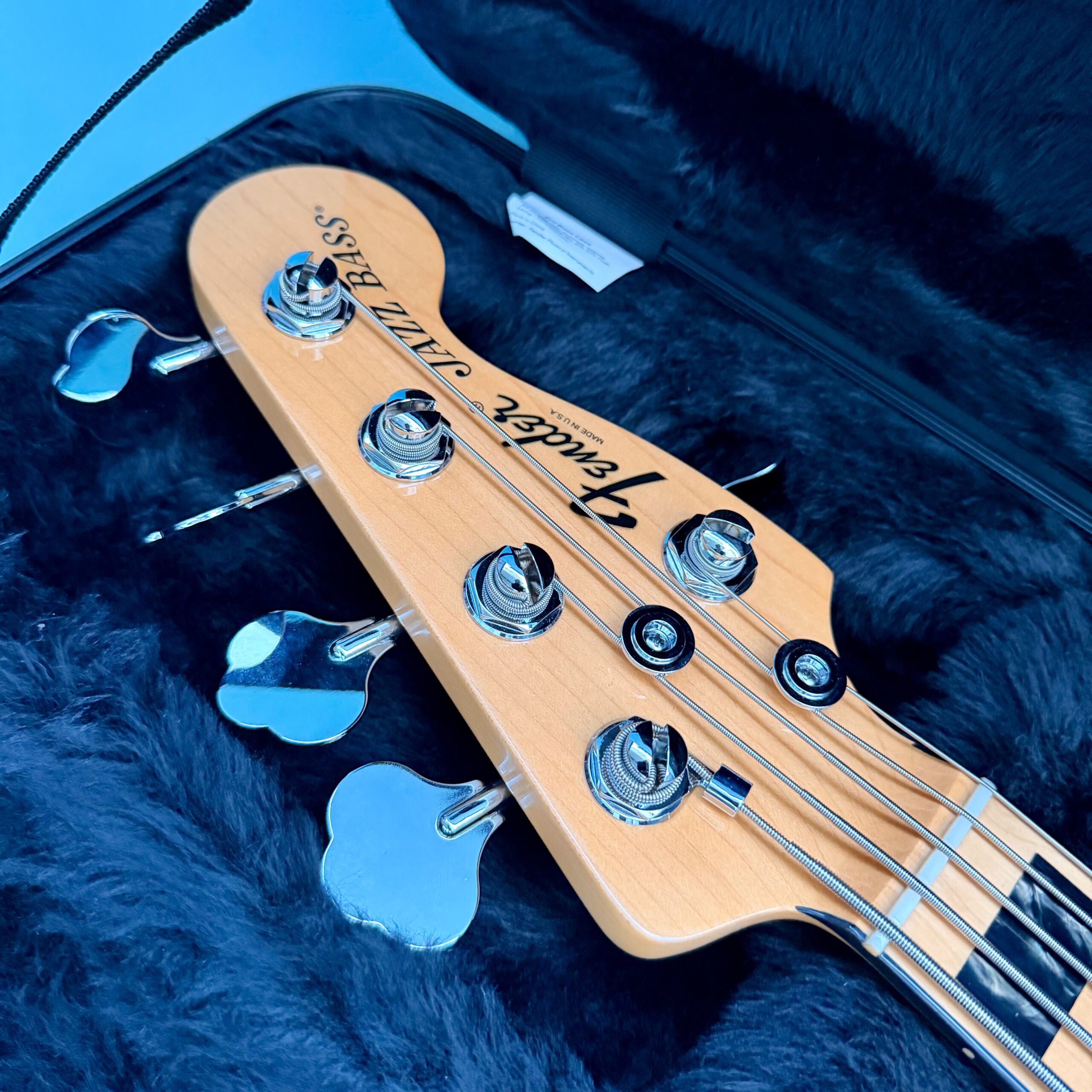 2012 Fender Am Dlx Jazz Bass V Black - 7