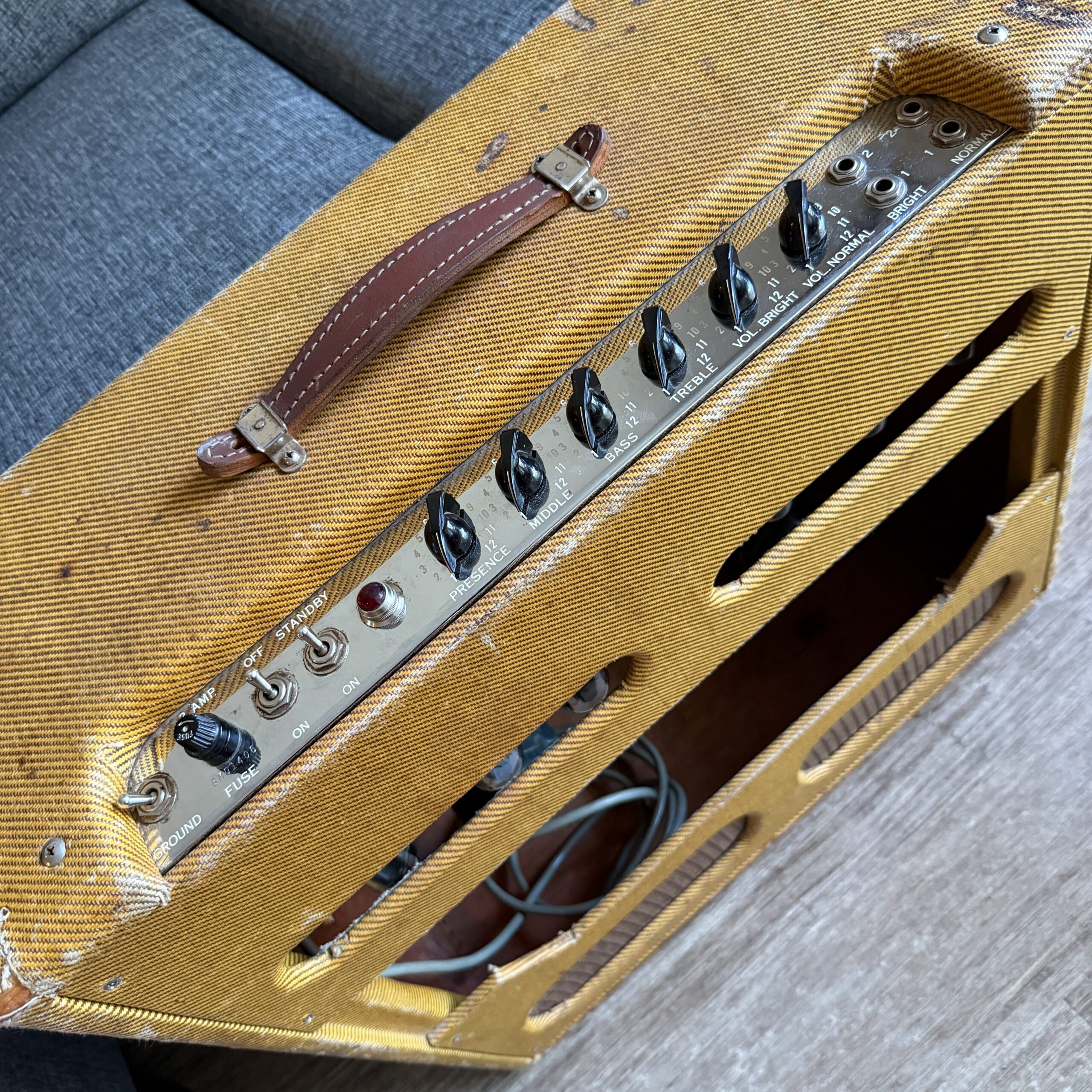 1959 Fender Bassman 5F6-A Tweed - 11