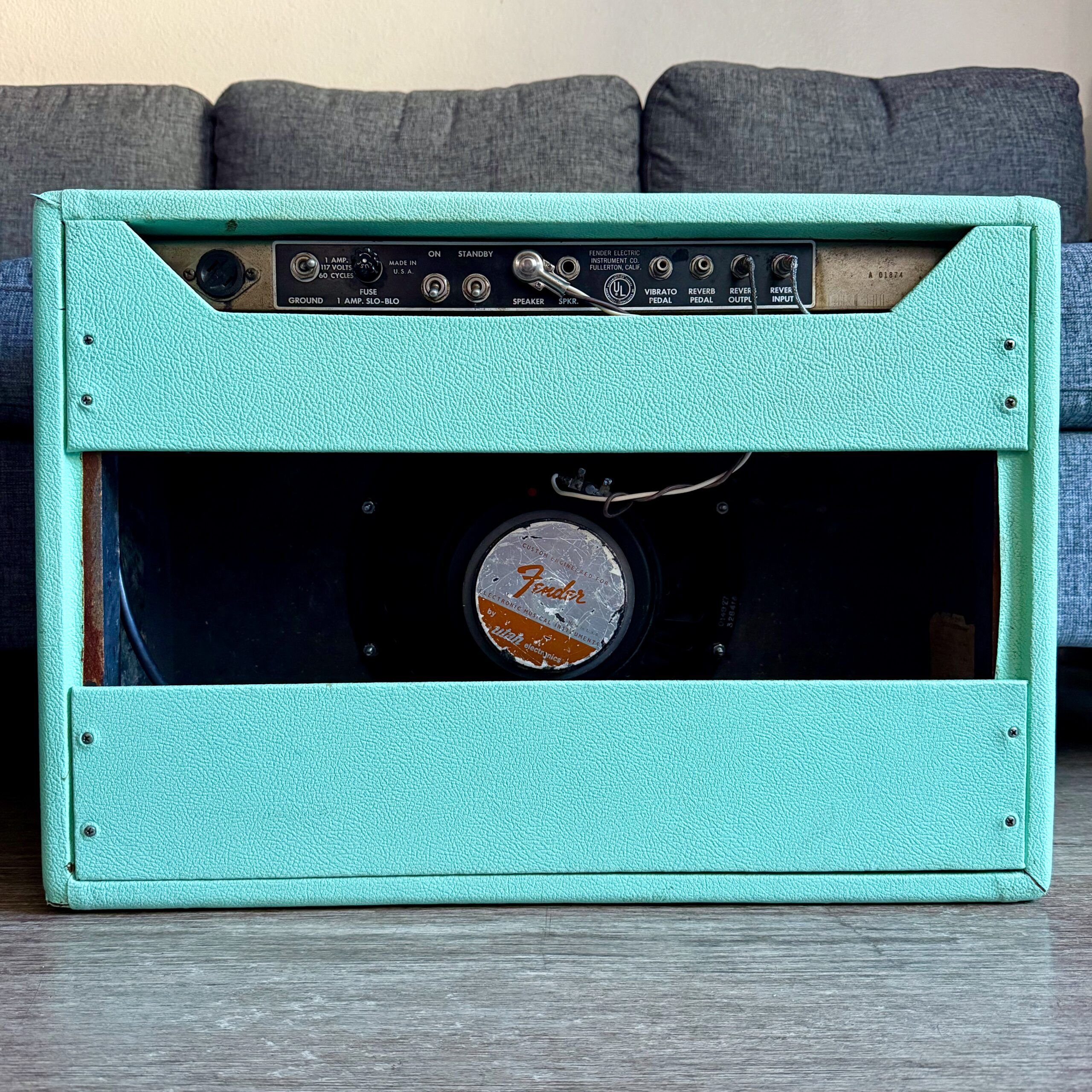 1964 Fedner Dlx Reverb SG Players - 14