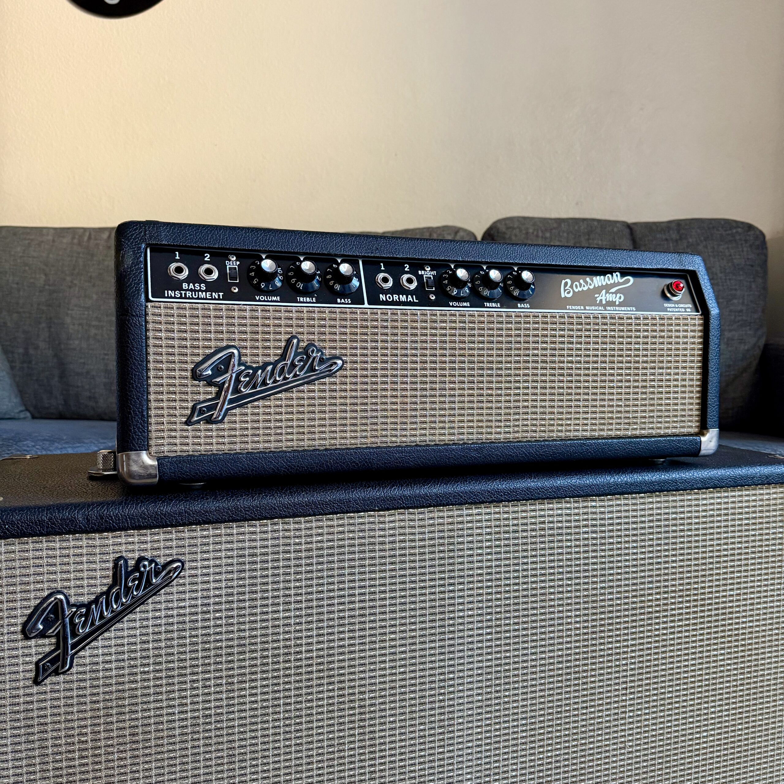 1965 Fender Bassman AA165 BF COMBO - 8