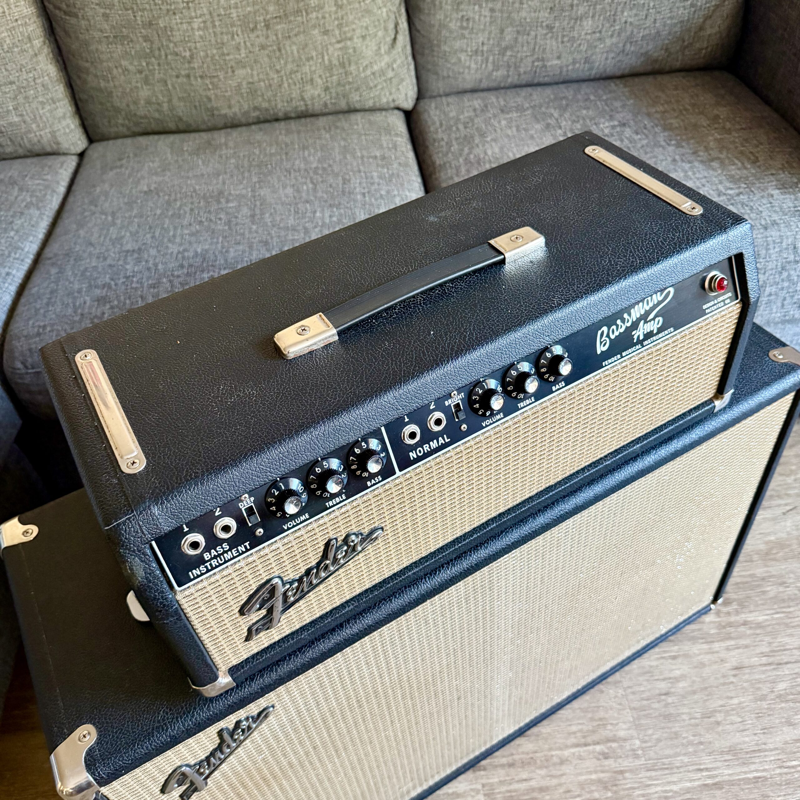 1965 Fender Bassman AA165 BF COMBO - 9