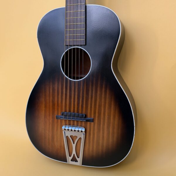 1959 Harmony Stella H929 Sunburst with Rubber/Wooden Bridge - I